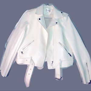 Vigoss Jeans Faux Leather Moto Jacket